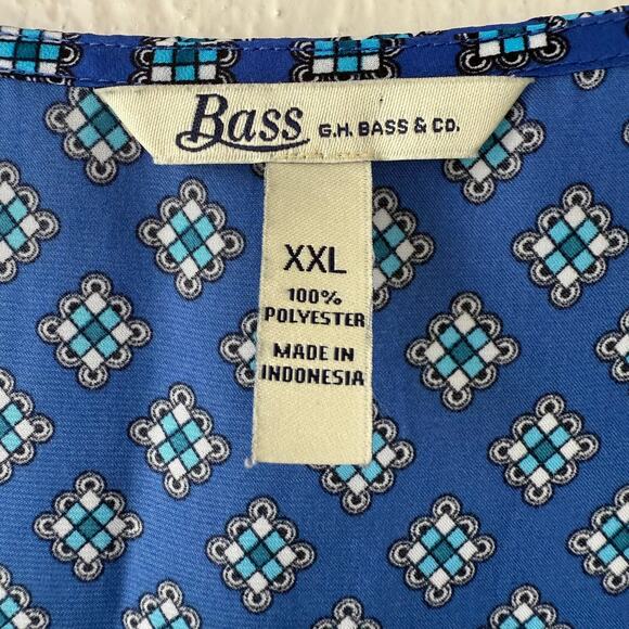 GH Bass & Co Blue Blouse size XXL - Picture 2 of 7